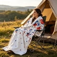 thumbnail image 4 of Independence Day Blanket Festive Flannel Blanket Soft Warm Throw Blanket For Home Sofa Bed Holiday Decoration, 4 of 9