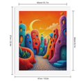 thumbnail image 2 of Paint by Numbers Kit for Adults, Colorful Buildings Dreamlike Landscape Paint by Numbers, Easy Paint by Numbers Kit for Adults Beginner, DIY Adult Paint by Number Kits on Canvas, 12x16in Home Decor, 2 of 7