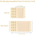 Aphlos 12 Pack Adjustable Bra Extender Strap with 2/3/4 Hooks in White, Black, Beige, Dark Beige