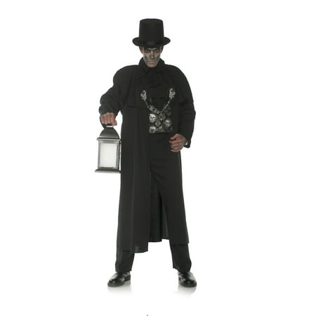 Early Mourning Mens Adult Black Gothic Monster Reaper Costume