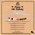 thumbnail image 5 of Top-kevin Birthday Gifts for Women Her, Colorful Natural Beads Stone Birthday Bracelet Gifts with Birthday Card for Women Her Daughter Wife Mom Best Friend, 5 of 10