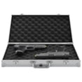 thumbnail image 2 of vidaXL Gun Case Aluminum ABS Weapon Pistol Case Box Black/Silver Multi Sizes, 2 of 43