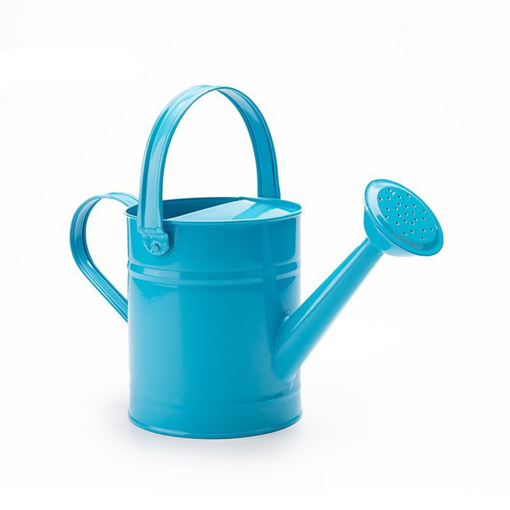 Mini Plastic Blue Watering Can Pot Garden Flowers Plants Water Sprinking Tool 