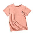 thumbnail image 6 of Jinhomg Kids Short Sleeve T-Shirts Quick Dry Mesh Breathable Sport Tee Summer Crew Neck Athletic Top for Big Boys Girls 2-18Y Back to School, 6 of 6