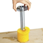 Tasty Stainless Steel Metal Pineapple Corer Slicer Cutter, Yellow
