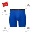 thumbnail image 3 of Hanes Mens Underwear Boxer Briefs, 3-Pack, Performance Stretch Boxer Brief Underwear for Men, 3 of 8