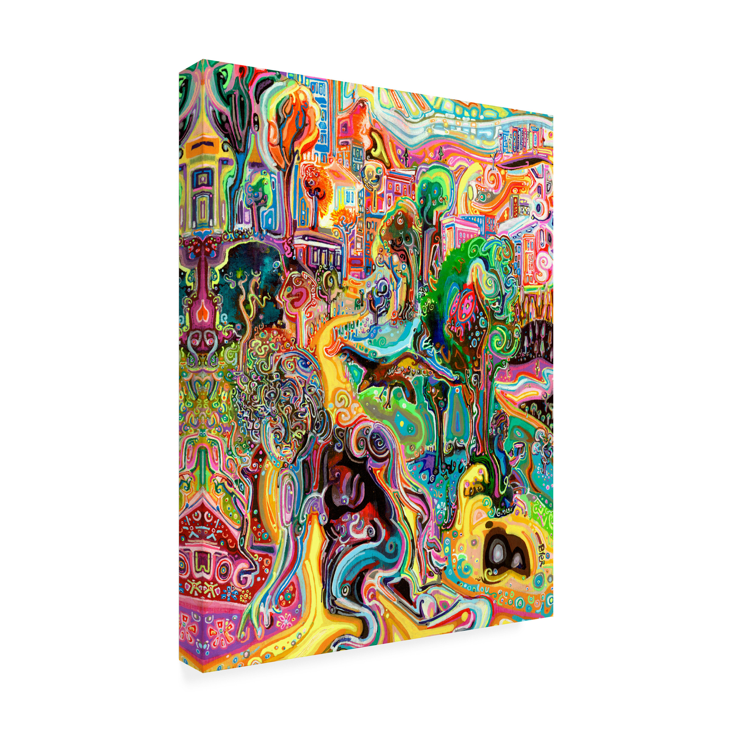 Trademark Fine Art 'The Long Distance Runner' Canvas Art by Josh Byer