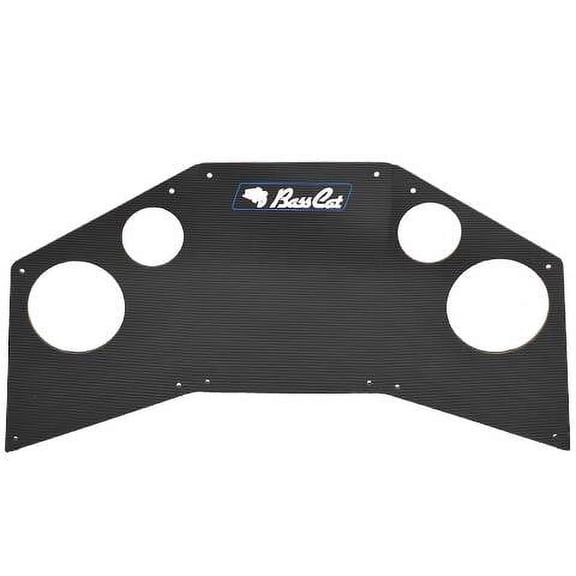 BassCat Boat Blank Dash Panel 6992 | Glossy Black Gray Acrylic