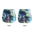 thumbnail image 3 of Vsdgher Fantasy Treehouse Planet Scene Athletic Shorts for Women, Women's Running Double Layer Shorts, High Waisted Yoga Shorts, Workout Athletic Shorts-Medium, 3 of 7