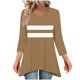 thumbnail image 2 of mfyjkho Tops Para Salir, Camiseta Estampada De Moda Para Mujer, Blusa De Manga 3/4 Con Cuello En V, Blusa Informal Holgada Tops Para Hacer Ejercicio L, 2 of 6