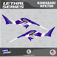 thumbnail image 4 of Kalair GFX Graphics Kit for Kawasaki ATV KFX 700 (2004-2009) Lethal Series, 4 of 5