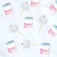 thumbnail image 4 of Adornos para cupcakes de calabaza pequeña, cumpleaños de Acción de Gracias, baby shower, decoraciones para fiestas temáticas de otoño, suministros para revelar género, juego de 24 (azul), 4 of 6