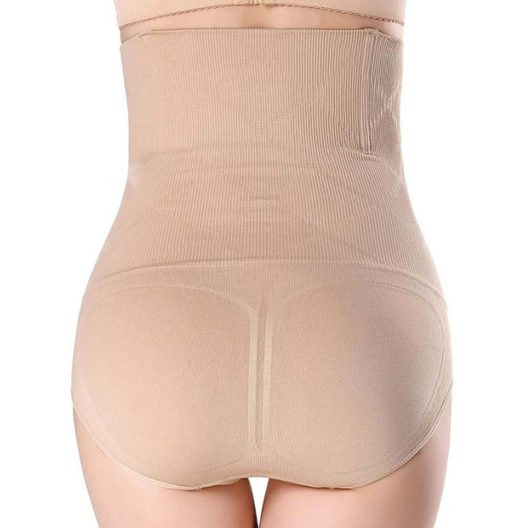 High Waist Shapewear Panties, Tummy Control Shaping Girdle Underwear  Seamless Body Shaper for Women 2 PACK