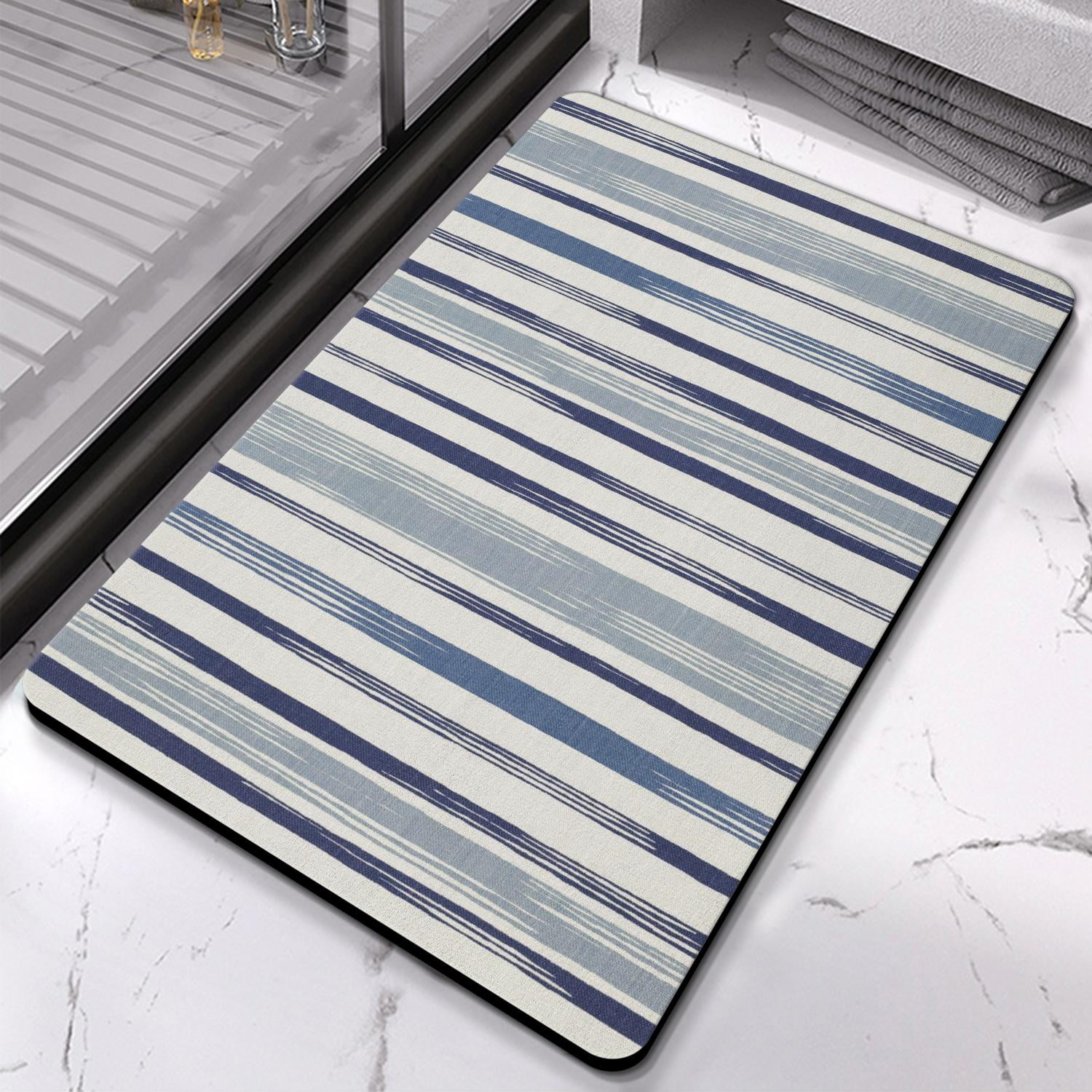 Luxury Bathroom Rugs 20x32 inch: Non-Slip, Machine Washable Quick-Drying Bath Mat for Tub, Shower and Entire Bathroom