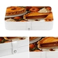 thumbnail image 4 of Thanksgiving PU Leather Bracelet Holder Jewelry Box Stand Necklace Organizer with Removable Compartment Portable Case, 4 of 6