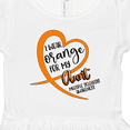 thumbnail image 4 of Inktastic I Wear Orange for my Aunt Multiple Sclerosis Awareness Girls Toddler Dress, 4 of 5