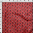 thumbnail image 3 of oneOone Polyester Lycra Fabric Leaves & Floral Block Printed Craft Fabric BTY 56 Inch Wide, 3 of 4