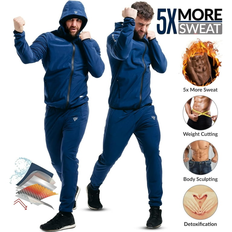 RDX Sauna Suit With Hood, Full Body Heat Weight Loss Suit, Anti