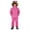 Hot Pink, variant on KAUOD Boys Girls 2 Piece Snow Suits Waterproof Hooded Ski Jackets bib Pants Set Kids Insulated Snowboard Coats Snowpants