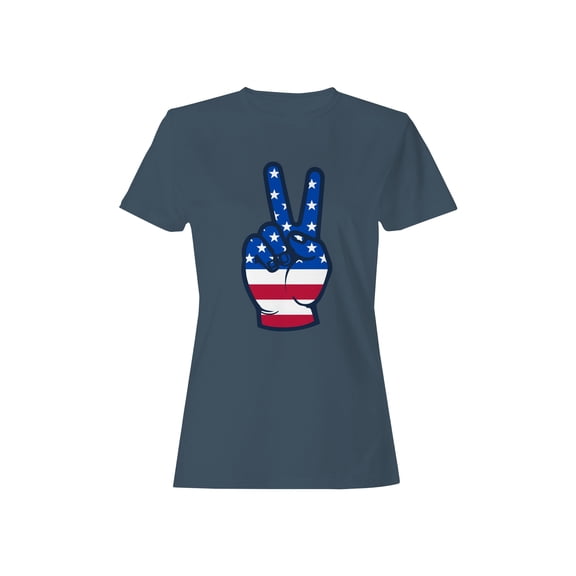 USA Peace Sign Women's T-shirt