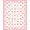 Pink White, Pattern 13, variant on ODIKA Pink Coquette Round Ribbon Motif Boho Border Center Seamless Non-Slip Chair-Friendly for Home Office, Gaming Room, Under Desk