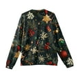 thumbnail image 6 of Wutalume Men's V-Neck Christmas Print Sweater, Long Sleeve Ribbed Knit Pullover, Cozy Stretch Top for Holiday Parties, Casual Comfort and Layering,Gold L, 6 of 6