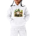 thumbnail image 3 of SXcggal The Boys Girls Cartoon Print Hoodie Long Sleeve Soft Sweatshirt Graphic Hoody Kids Cute Pullovers Tops Fall Winter Clothes Leisure Fashionable Handsome Baby Tops, 3 of 3