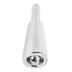 thumbnail image 5 of Boquilla de trompeta Cono resistente Metal Viento Piezas de instrumentos musicales Accesorios de rendimiento (Plata), 5 of 12