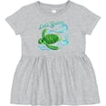 thumbnail image 3 of Inktastic Lets Swim Cute Sea Turtle Girls Baby Dress, 3 of 5