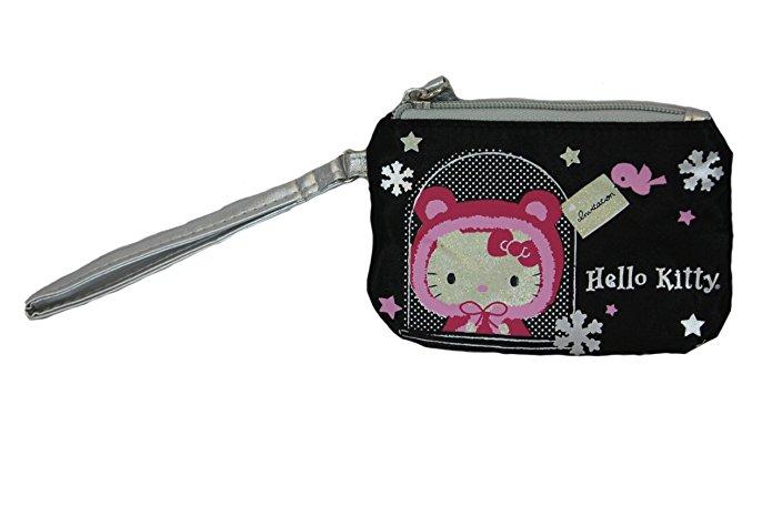 black hello kitty wallet