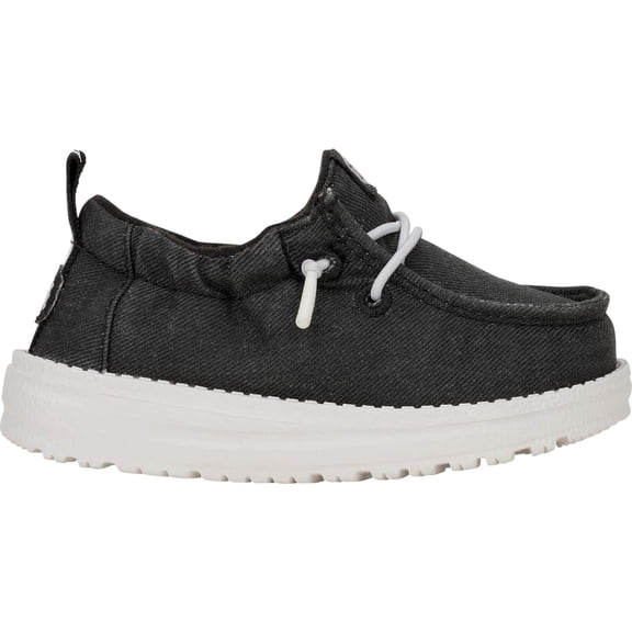 HEYDUDE Infant LilDude Infant Slip On Core , Black, 4