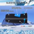 thumbnail image 2 of Elbow Ice Pack for Tendonitis and Tennis Elbow Ice Pack Wrap Sleeve Cold Compression Golfers Arm Ice Pack for Injuries Reusable Gel Ice Wrap for Pain Relief (S Black), 2 of 5