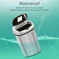thumbnail image 3 of BestOffice 13 Gallon (50L) Touchless Automatic Trash Can, Kitchen Waste Bin with Lid for Home & Office Use, Stainless Steel, Silver, 3 of 7