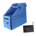 thumbnail image 3 of Caja de almacenamiento plegable para bicicletas, estuche de viaje con cremallera, portátil y asa de transporte, organizador para bicicletas plegables Azul, 3 of 8