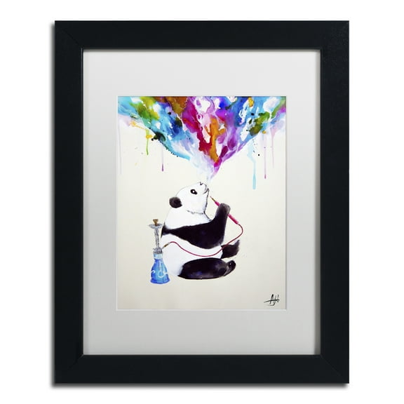 Trademark Fine Art 'Chai' Canvas Art by Marc Allante, White Matte, Black Frame