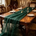 thumbnail image 5 of Elegant Sheer Polyester Table Runner for Weddings, Parties, and Event Decor – Romantic, Layered, Soft Flowing Fabric for Dining & Celebrations, 5 of 5