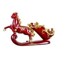 thumbnail image 1 of Soporte para botellas, estatua de caballo, soporte para champán, estante de exhibición moderno, estante individual para botellas para encimera, , Rojo, 1 of 8