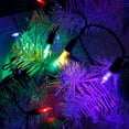 thumbnail image 4 of Morttic 50 LED Christmas Mini String Lights, 16 Ft Battery Operated Christmas Mini String Lights with 8 Lighting Modes, Indoor Outdoor Christmas Mini Fairy String Lights (2 Pack, Multicolored), 4 of 7