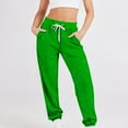 thumbnail image 2 of Jalioing Women's Casual Sweatpants with Pockets Stretch Waist Drawstring Workout Pants Trendy Running Trousers, 2 of 5