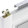 thumbnail image 3 of Juego de 2 herrajes para puertas correderas empotradas, con ruedas y soporte superior. Compatible con los kits de herrajes 1125 y 1500., 3 of 5