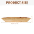 thumbnail image 7 of OFFIGAM Beige Wooden Fruit Tray Rustic Style Serving Platter for Snacks and Appetizers, 7 of 7