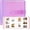 360 Pockets Magic Purple, variant on 360 Pockets Photo Album for Fujifilm Instax Mini Camera, Album for Polaroid Photo, Leather Cover, Photo Album for Fujifilm Instax Mini 12 11 9 40 8 7 Evo LiPlay Camera, White
