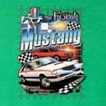 thumbnail image 6 of Wild Bobby, Mustang Untamed American Spirit Ford Cars and Trucks Men Premium Tri Blend Tee, Envy, XX-Large, 6 of 6