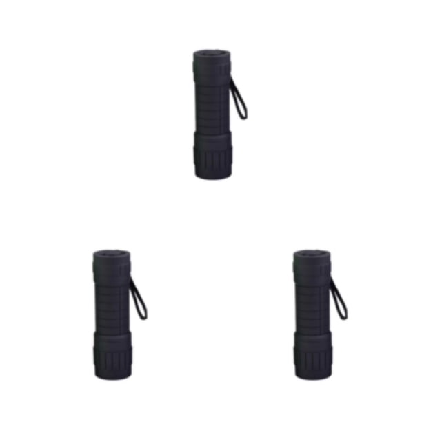 Soidarity Antorcha multifuncional para exteriores: para diversas actividades Linterna LED Juego de linternas Portátil Conveniente Durable Negro Type1 NO1