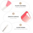 thumbnail image 2 of Hair Tools Point Tail Comb Barber Hair Combs Hairdressing Comb Salon Tools Multifunctional Lightweight for Home Shop Hair Salon Use 12pcs Suit, 2 of 5