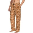 thumbnail image 6 of Sikiie Mushroom maple nuts Pajama Pants Men, PJ Bottoms, Sleep & Lounge Pants-X-Large, 6 of 6