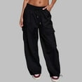 thumbnail image 3 of Women's Casual High Waisted Loose Wide Leg Pants for Comfortable Everyday Wear Ideal for Summer and Fall Activities, 3 of 5
