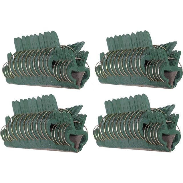 Clips de agarre para palanca de flores y plantas de jardinería, herramienta para sostener o enderezar tallos, tallos y enredaderas de plantas (20/40/80 piezas)
