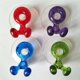 thumbnail image 5 of Billuyoard Toallero de baño duradero de plástico con agarre para cepillo de dientes, 4 Uds., con ventosa, organizador de cepillos de dientes Juegos de accesorios de baño, 5 of 6