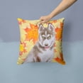 thumbnail image 2 of Carolines Treasures BB9957PW1414 Siberian Husky Grey Fall Fabric Decorative Pillow  14Hx14W multicolor, 2 of 4